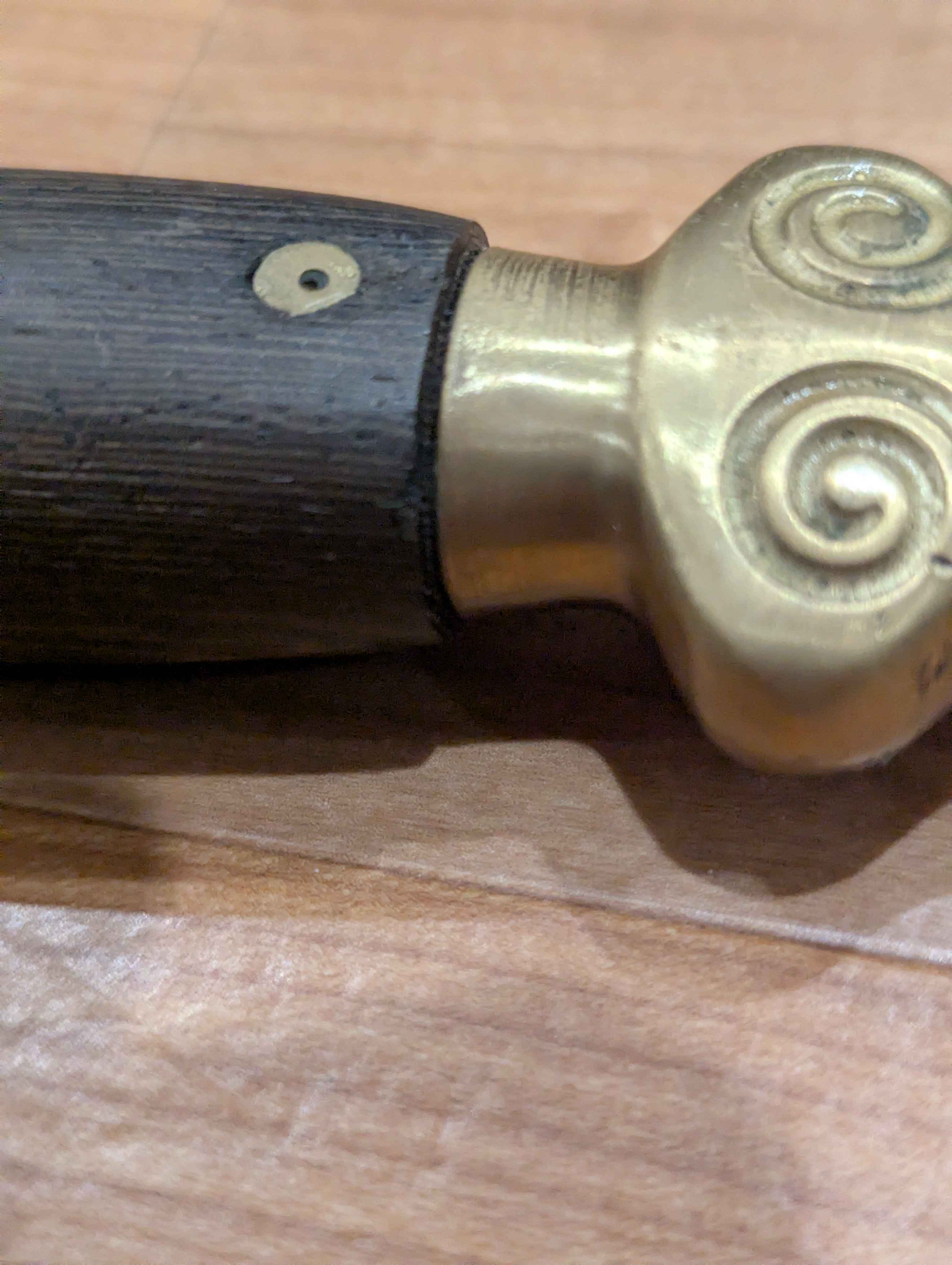 YuWang (Fish King) jian step from handle to ferrules